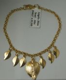 Pulseira c/Folhas 7 Escovadas