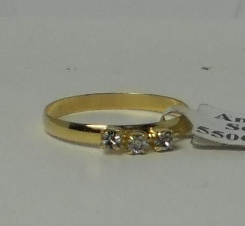 Anel 3 Strass N.12